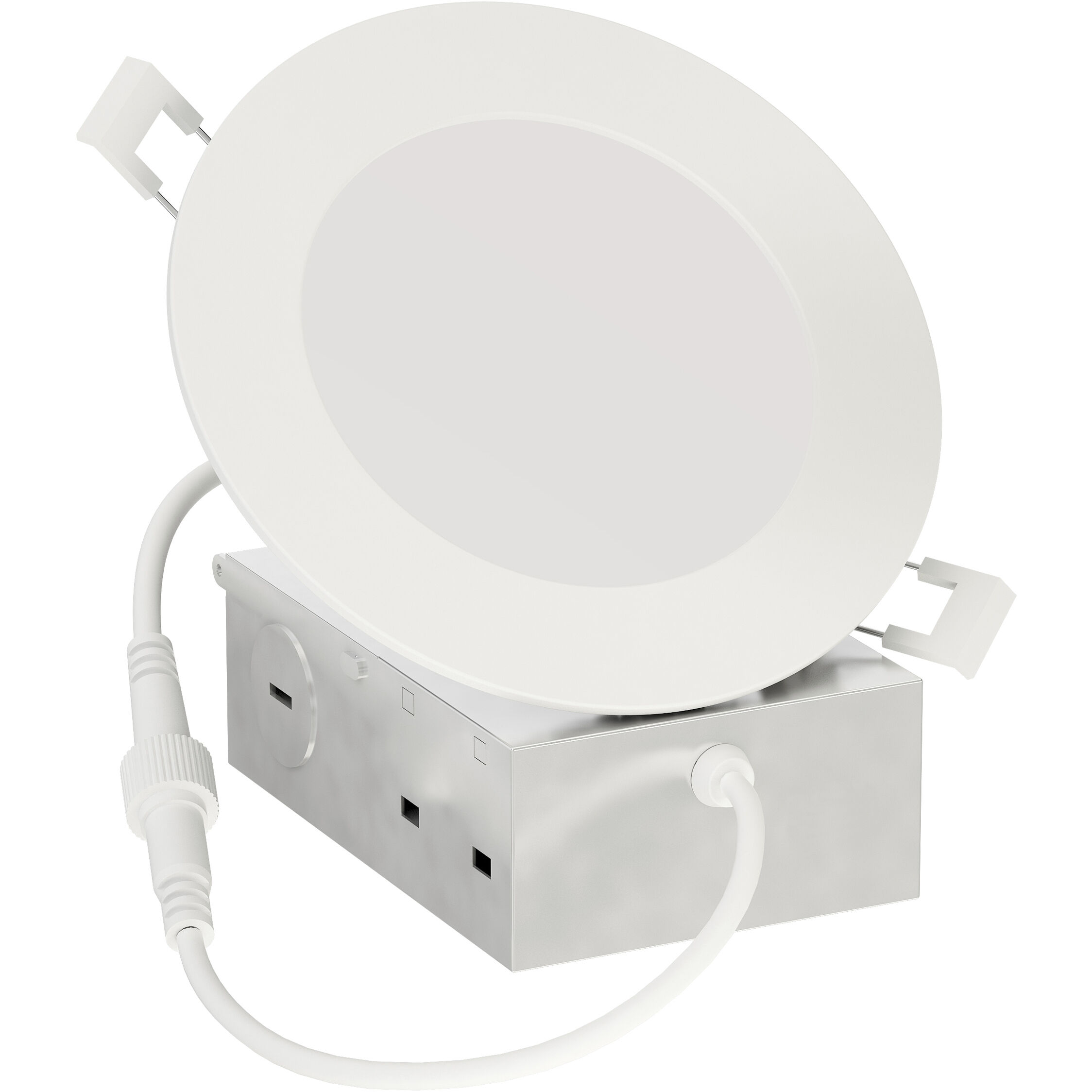 Slim LED 4.75 inch White Flush Mount Ceiling Light