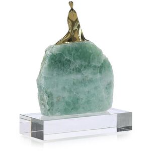 Cloaked Figure 10.75 X 8.5 inch Sculpture, on Chlorophane, II