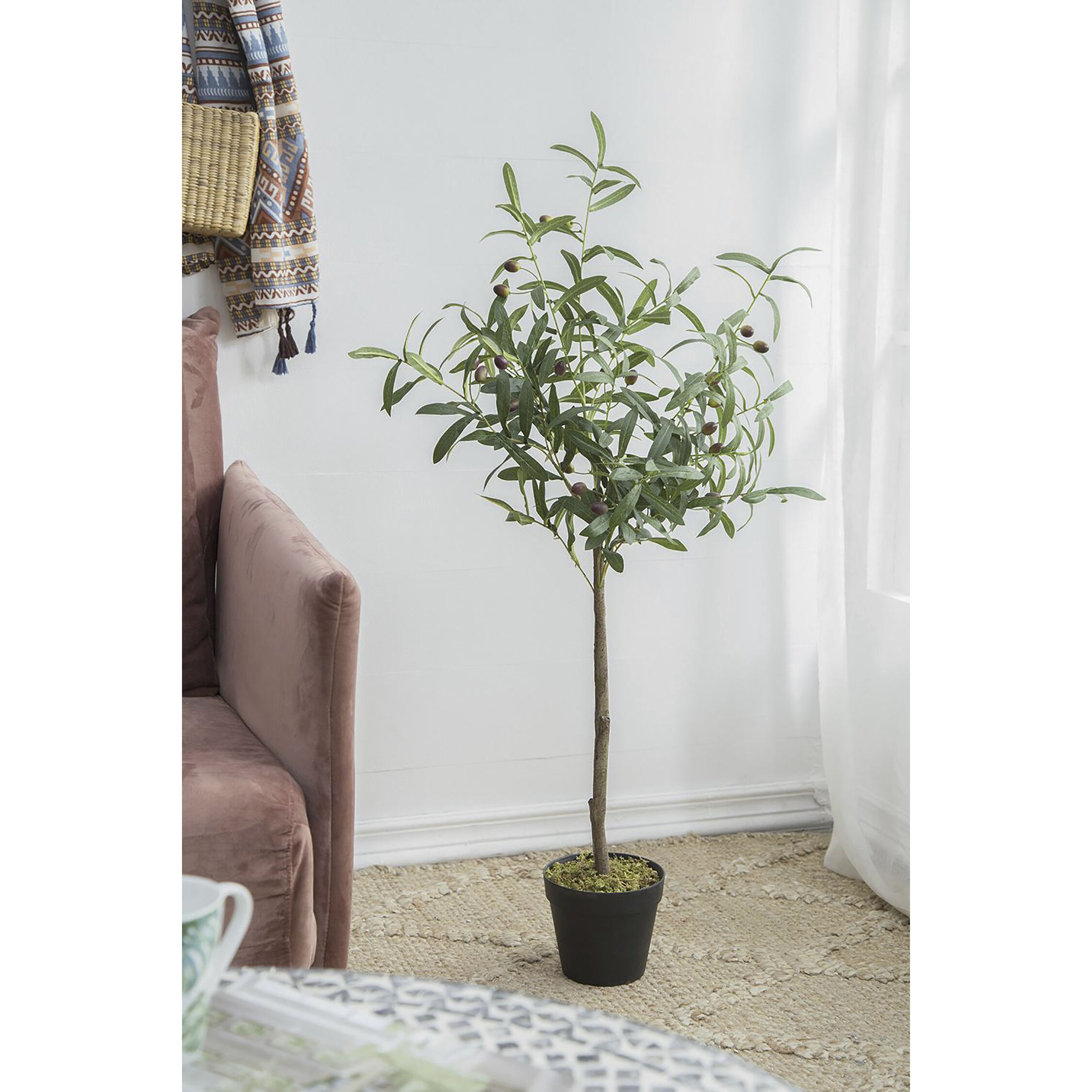 Olive Tree Green Faux Plant