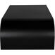 Maximus 68 X 34 inch Matte Black Coffee Table