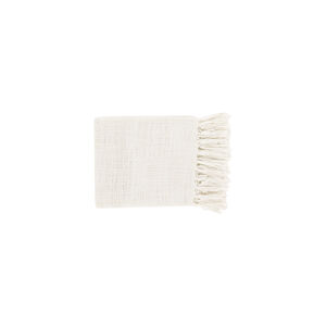 Patrick 59 X 51 inch Off-White Throw, Rectangle