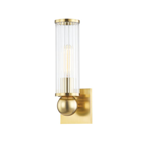 Malone 1 Light 4.5 inch Aged Brass ADA Wall Sconce Wall Light