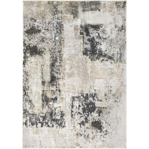Quatro 87 X 63 inch Charcoal Rug in 5 x 8, Rectangle