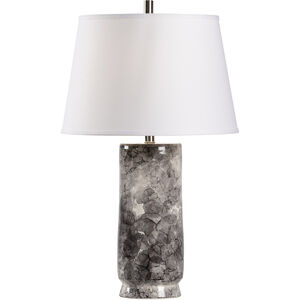 Wildwood 30 inch 100 watt Black/Gray/Cream Glaze Table Lamp Portable Light