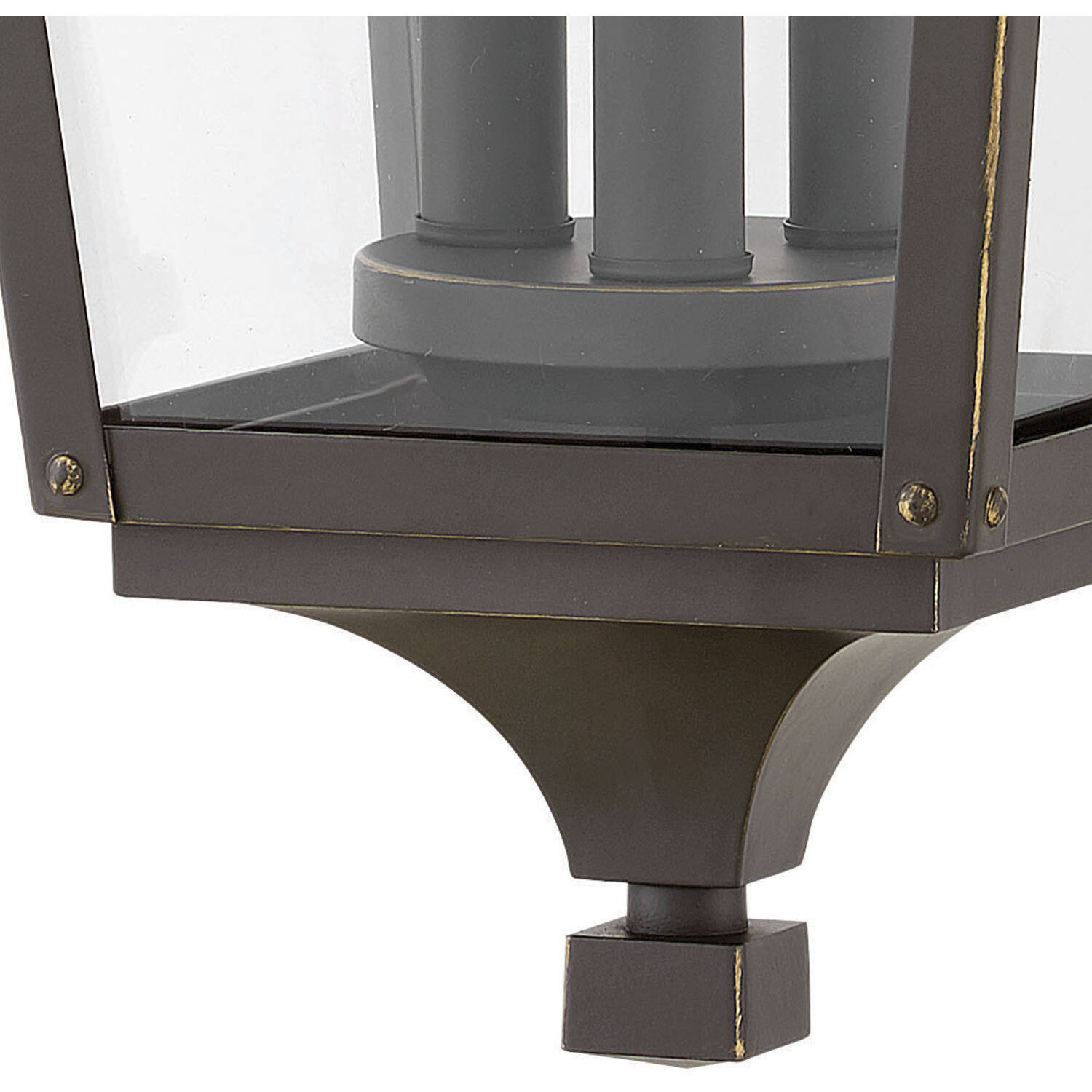 Jaymes 3 Light 9.25 inch Oil Rubbed Bronze Outdoor Hanging Lantern