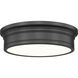 Bentley LED 16 inch Matte Black Flush Mount Ceiling Light