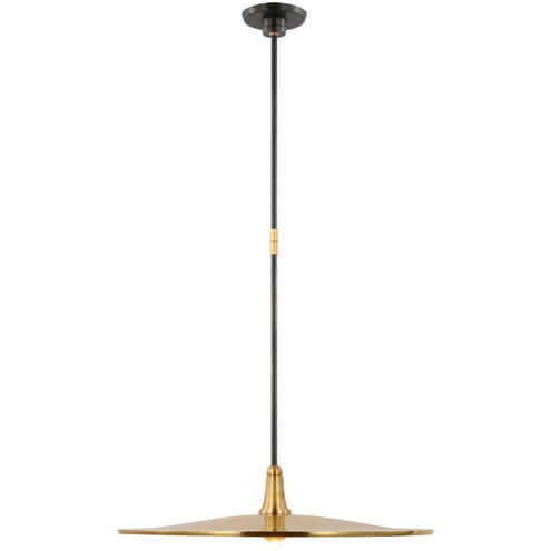 Thomas O'Brien Truesdell LED 24 inch Hand-Rubbed Antique Brass and Bronze Pendant Ceiling Light