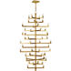 Andre 52 Light 39.75 inch Brass Chandelier Ceiling Light