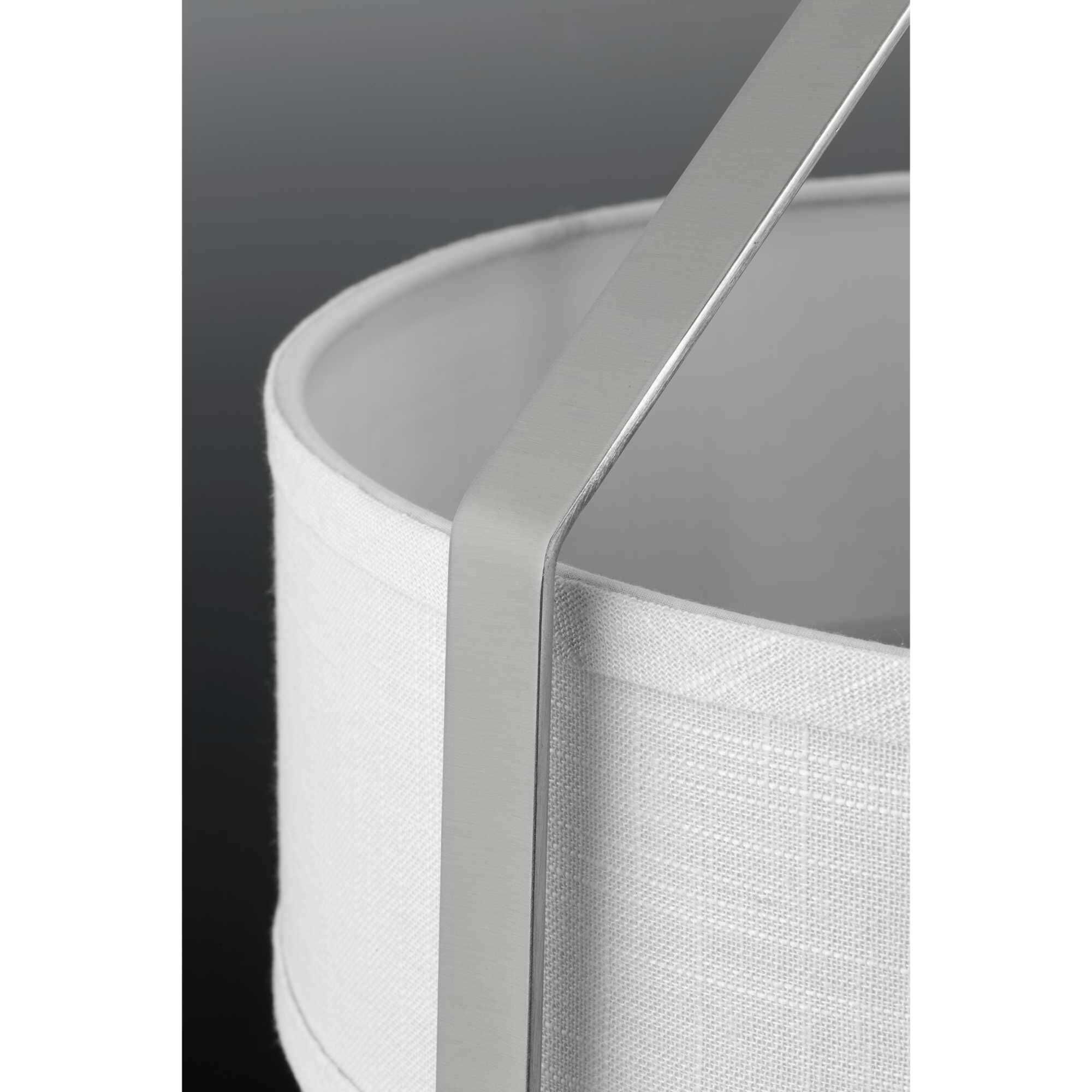 Ratio 6 Light Brushed Nickel Pendant Ceiling Light, Design Series