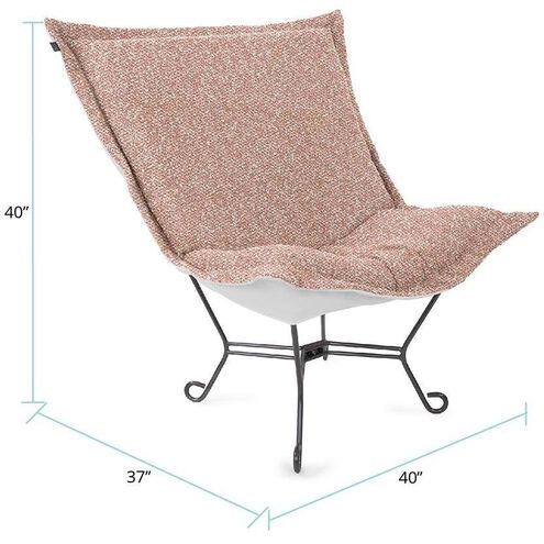 Alicante Blush Patio Scroll Puff Chair