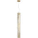 Chroman Empire 4 Light 4.33 inch Satin Gold Pendant Ceiling Light