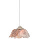 Catrice 1 Light 8 inch Silver/Contemporary Silver Leaf/Natural Shell Multi-Drop Pendant Ceiling Light