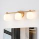 Valentina 3 Light 24 inch Champagne Gold Vanity Light Wall Light