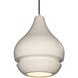 Radiance 1 Light 8 inch Brushed Nickel Pendant Ceiling Light