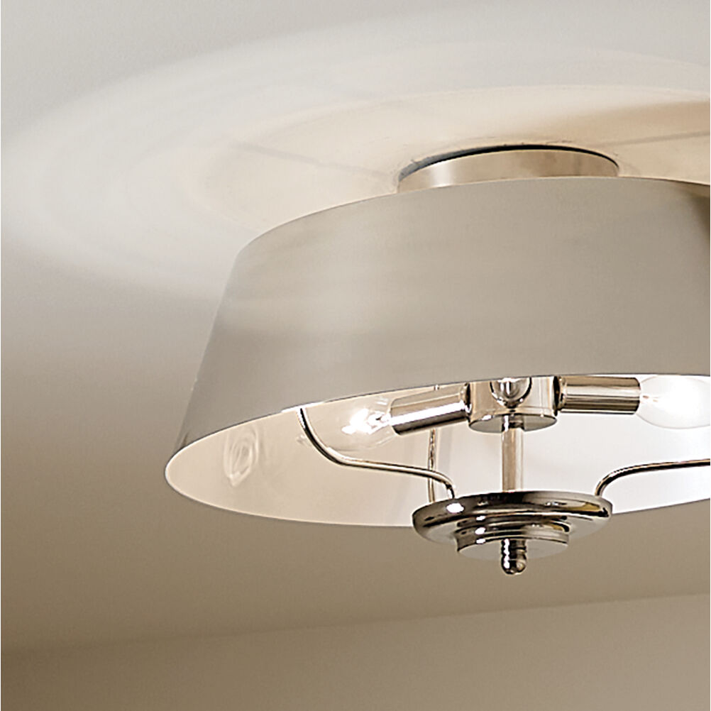 Luella 3 Light 16 inch Polished Nickel Pendant Ceiling Light