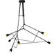 Divergence 6 Light 54.2 inch Coastal Oil Rubbed Bronze Outdoor Pendant
