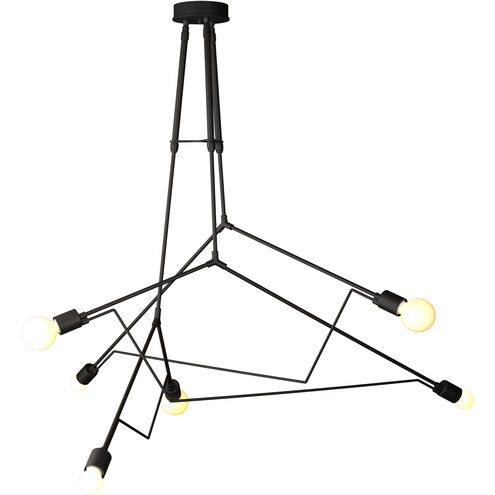 Divergence 6 Light 54.2 inch Coastal Oil Rubbed Bronze Outdoor Pendant