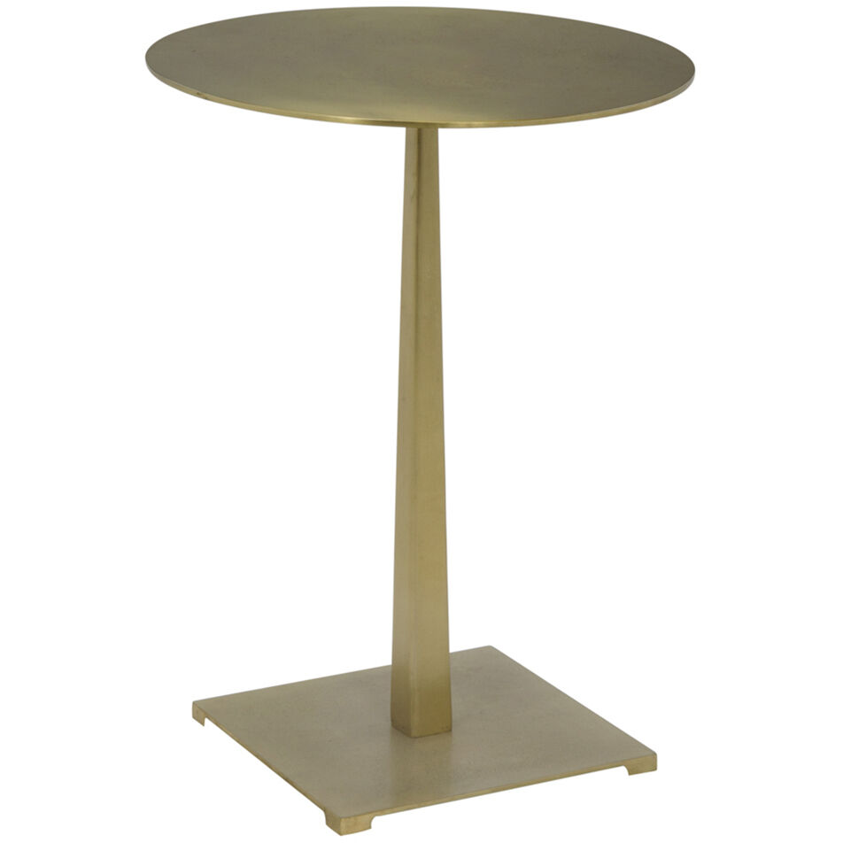 Stiletto 20 X 15 inch Antique Brass Side Table