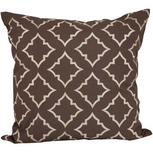 Rothway 20 inch Brown Pillow, Cover Only