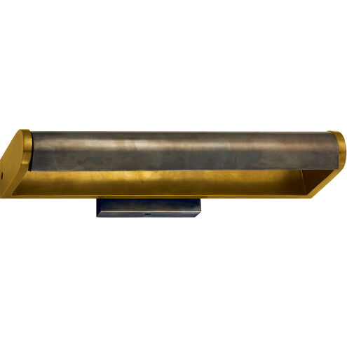 Thomas O'Brien David Art 80 watt 18 inch Hand-Rubbed Antique Brass Picture Light Wall Light in Bronze, Hand-Rubbed Antique Brass and Bronze