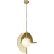 Scorpio LED 16 inch Metallic Brass Pendant Ceiling Light