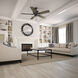Rosner 52 inch Noble Bronze with Warm Grey Oak/Natural Oak Blades Ceiling Fan