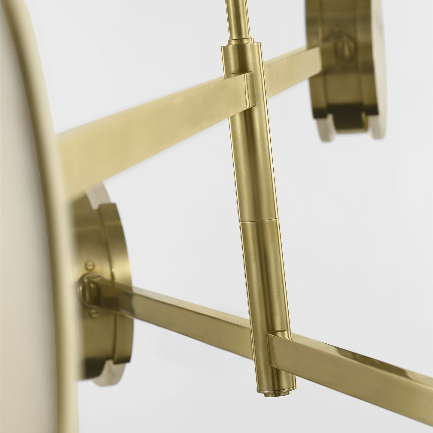 Kelly Wearstler Melange LED 72 inch Antique-Burnished Brass Multi-Positional Chandelier Ceiling Light