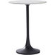 Mortain 23 X 18 inch Black and White Table