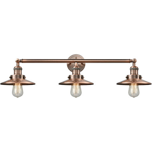 Franklin Restoration Railroad 3 Light 32.00 inch Bathroom Vanity Light
