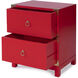 Butler Loft Ardennes Red Campaign Red Chairside Chest
