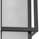 Unison 2 Light 18 inch Matte Black Outdoor Wall Lantern