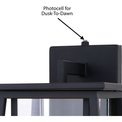 Blackwell LED 14 inch Matte Black Outdoor Wall