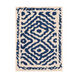 Atlas 36 X 24 inch Blue and Neutral Area Rug, Wool