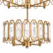 Drama Club 16 Light 33 inch Brass Kisser Pendant Ceiling Light