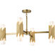 Marvel 8 Light 33 inch Aged Brass Chandelier Ceiling Light