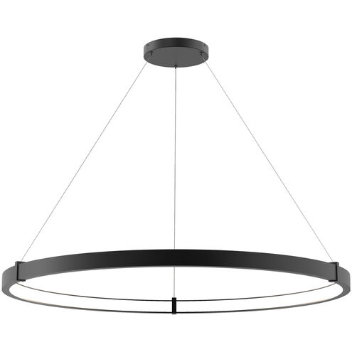 Mucci LED 48 inch Black Chandelier Ceiling Light