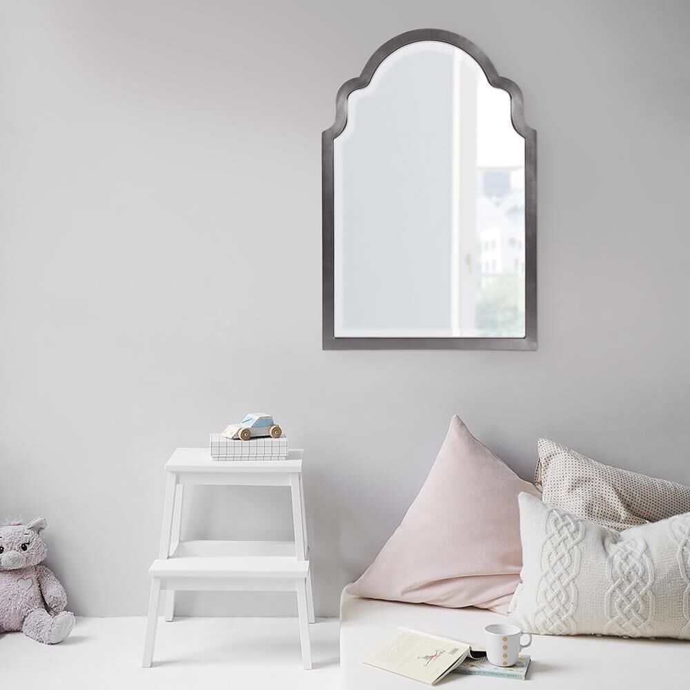 Sultan 36 X 24 inch Glossy Charcoal Wall Mirror