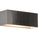 QB2 LED 11.8 inch Brushed Chrome ADA Wall Sconce Wall Light