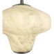 Solara LED 17.32 inch Graphite Chandelier Ceiling Light