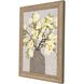 Florals Collection Yellow Framed Art