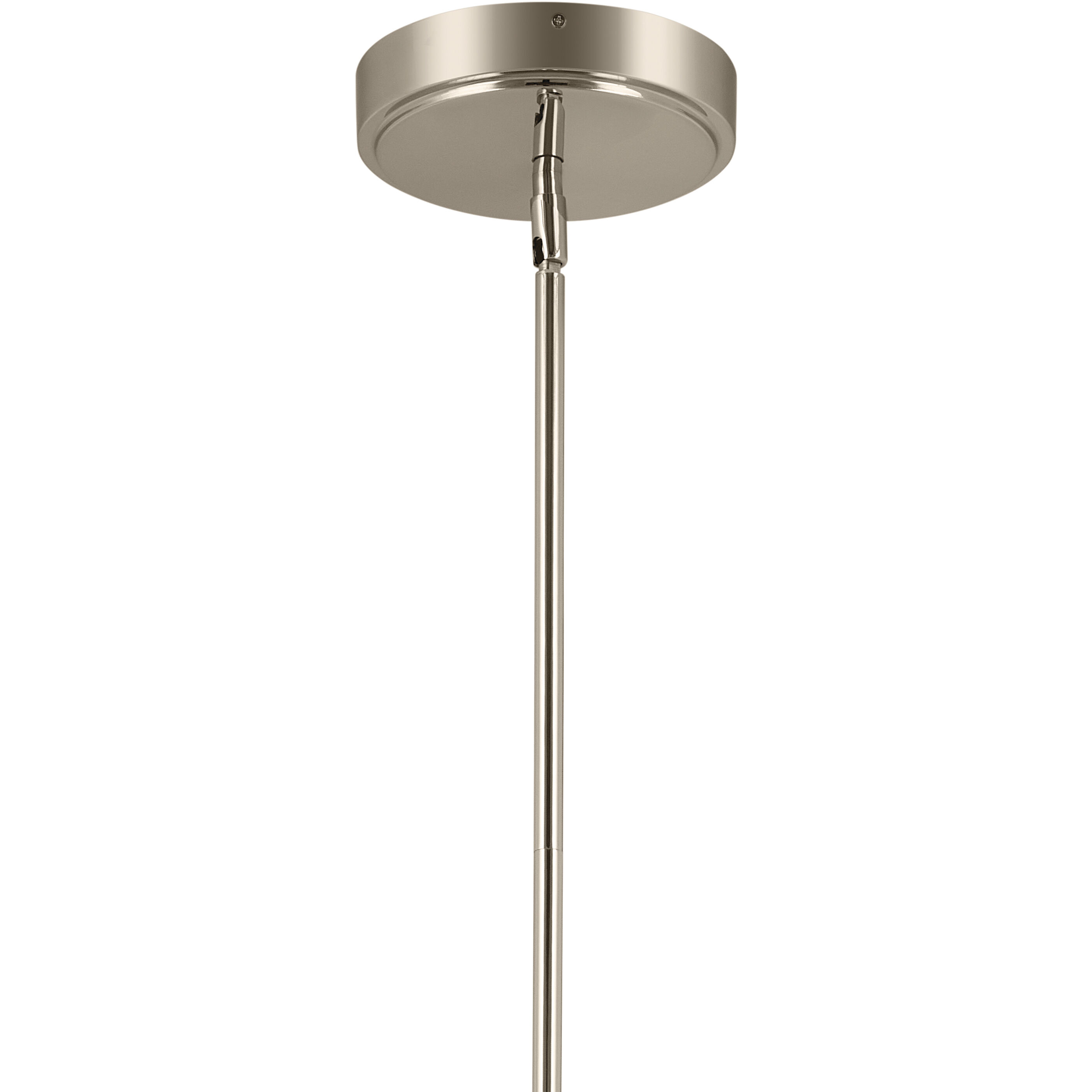 Priam LED 38 inch Polished Nickel Chandelier Ceiling Light, Medium