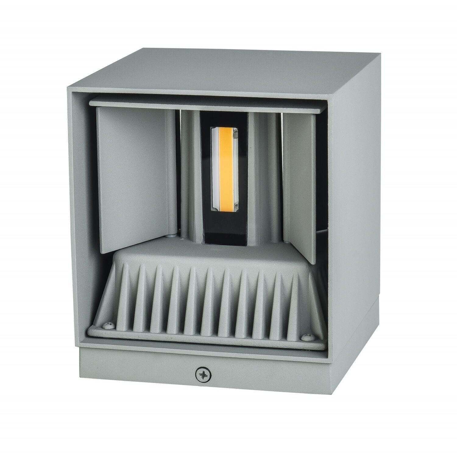 Avenue Outdoor LED 8 inch Silver Outdoor Wall Mount