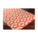 Rivington 120 X 96 inch Orange and Neutral Area Rug, Wool