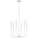 Paloma 6 Light 20 inch Textured White Chandelier Ceiling Light