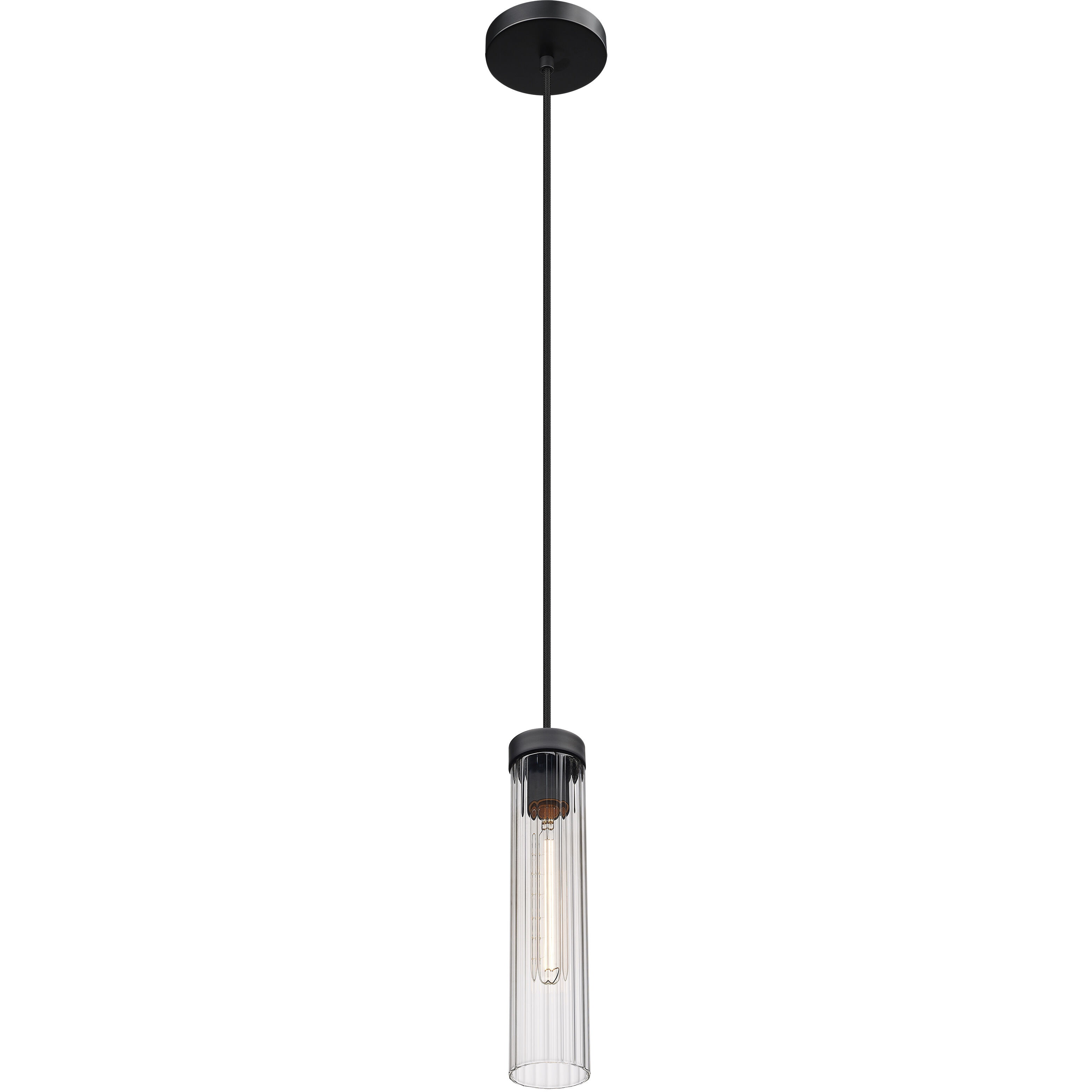 Beau 1 Light 4.75 inch Matte Black Pendant Ceiling Light