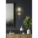 Dominique Wall Sconce Wall Light in Modern Gold