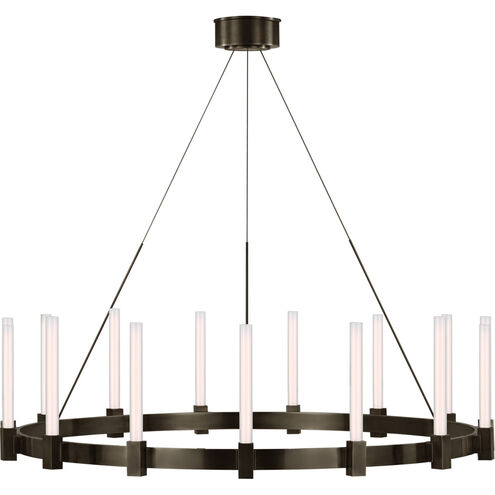 Ian K. Fowler Mafra LED 42 inch Bronze Chandelier Ceiling Light, XL