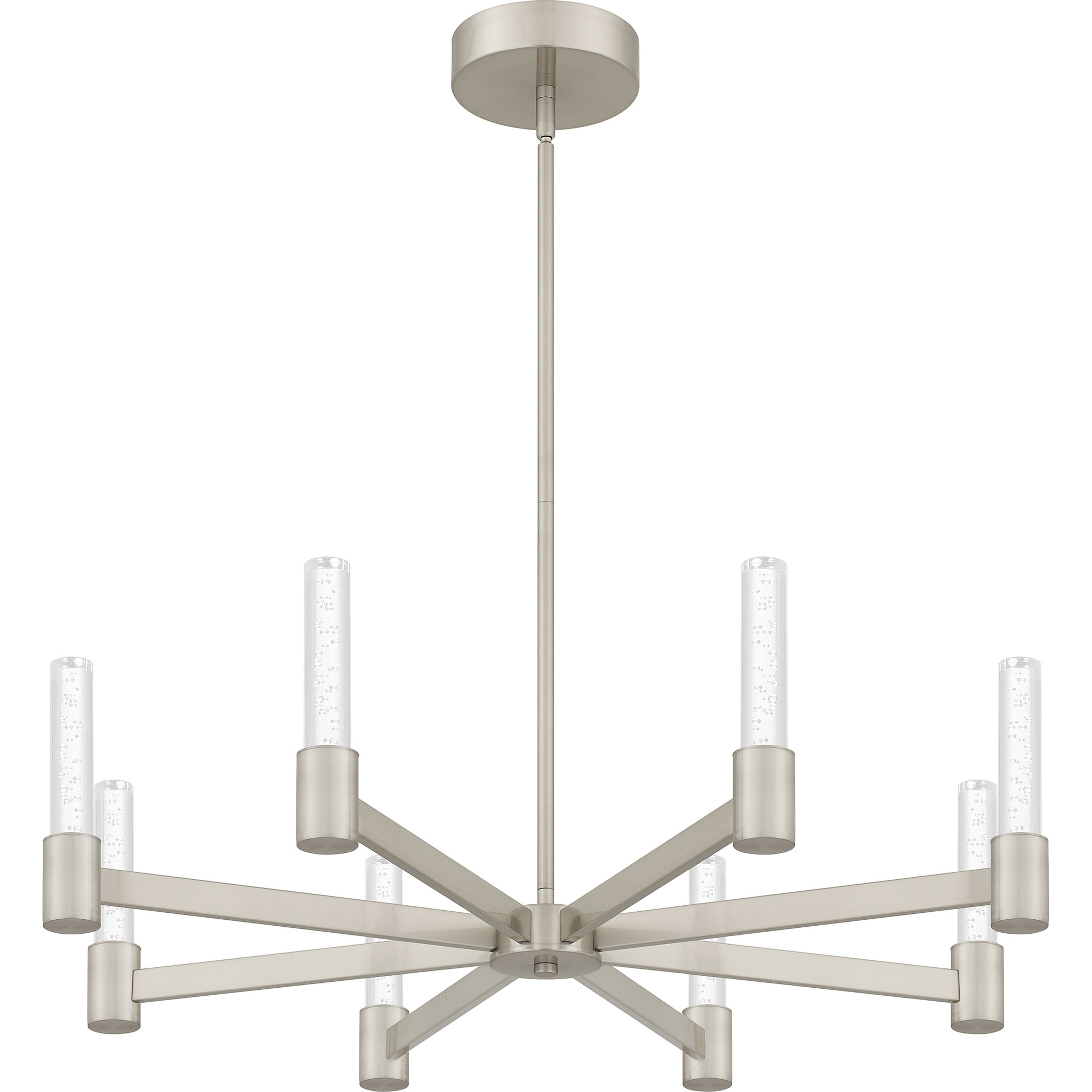Adler 30 inch Brushed Nickel Chandelier Ceiling Light
