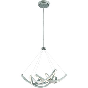 Swing Time LED 30 inch Brushed Silver Pendant Ceiling Light