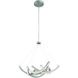 Swing Time LED 30 inch Brushed Silver Pendant Ceiling Light